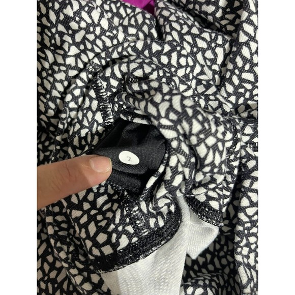 Lululemon Wunder Under Crop Miss Mosaic‎ Black Size 2 - Picture 5 of 6